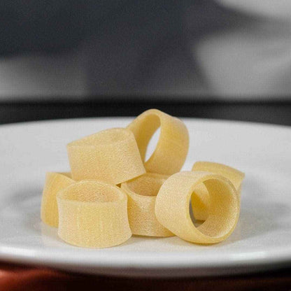 Marulo, Calamarata Pasta, Artisan Bronze Die-Cut Pasta, 12 Pack x 1.1 lb