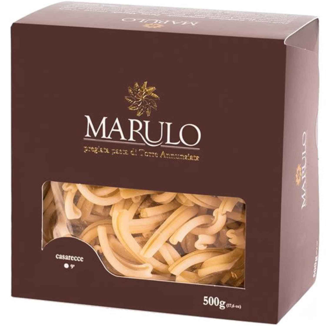 Marulo, Casarecce Pasta, Artisan Bronze Die-Cut Pasta, Pack of 12 x 1.1 lb