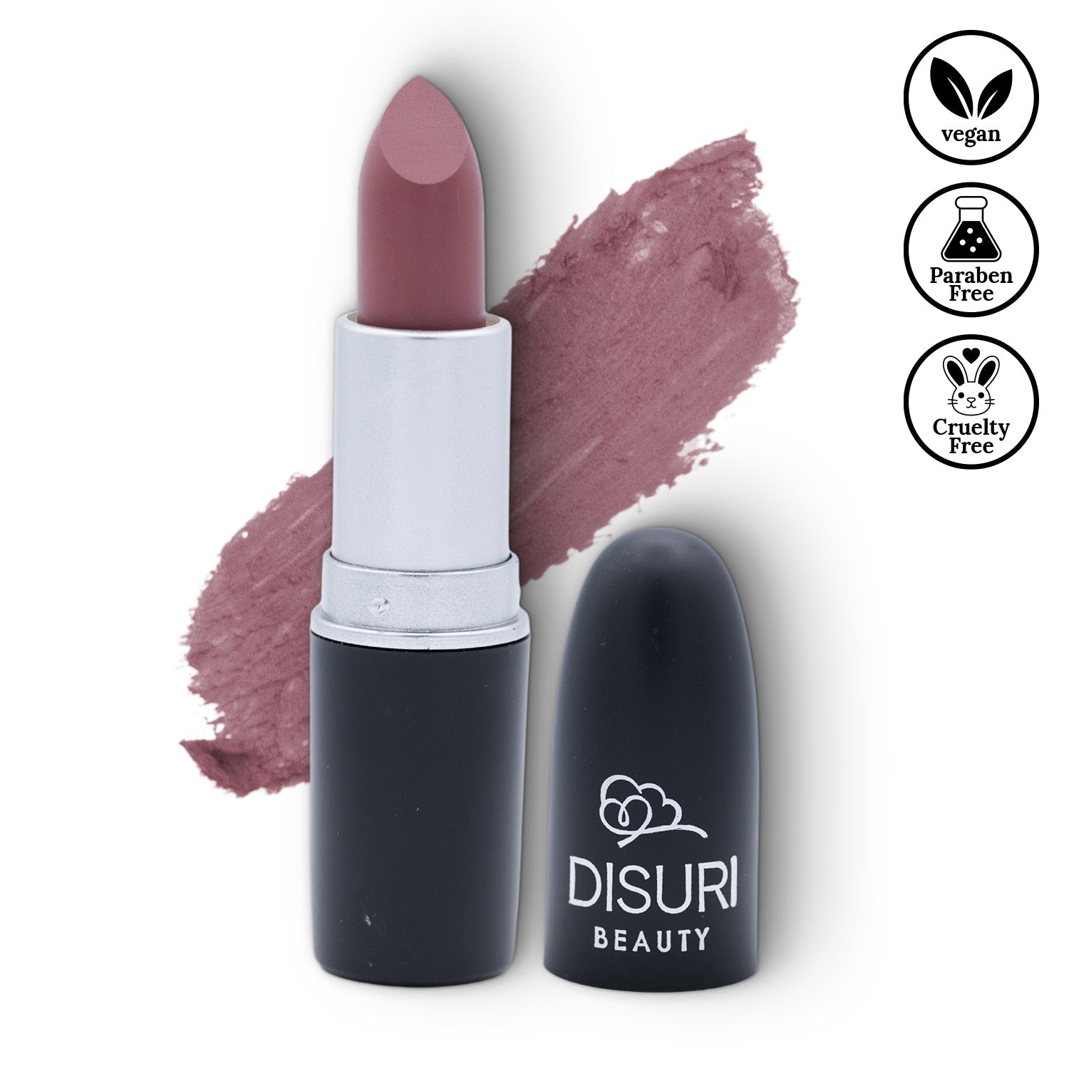 DISURI Beauty Matte Bullet Lipstick - Mauve Magic (
