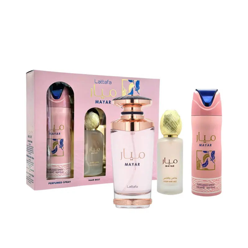Mayar By Lattafa For Women 3Pcs Set EDP Spray - DestGlow
