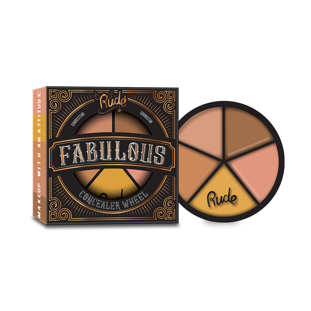 RUDE Fabulous Concealer Wheel - Medium - DestGlow