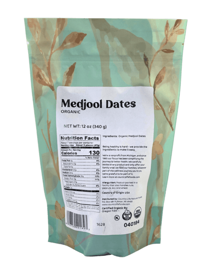 Dates, Medjool, Organic by Country Life Natural Foods
