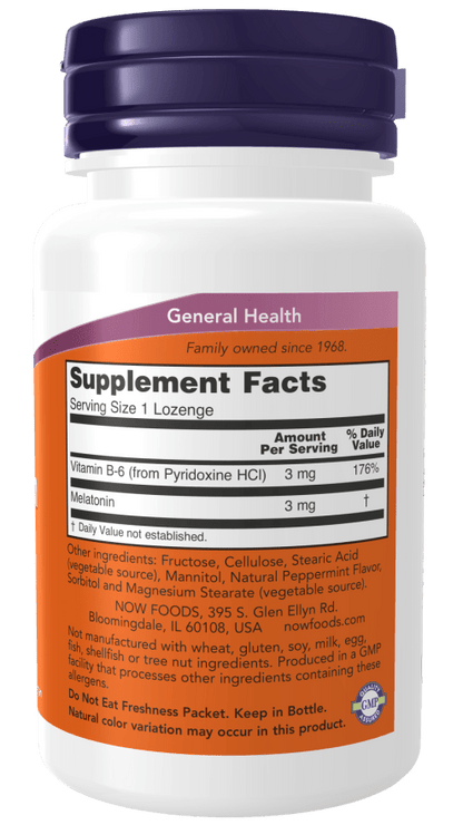 Melatonin 3mg by Country Life Natural Foods