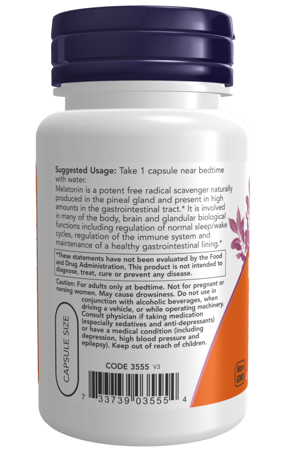 Melatonin 5mg by Country Life Natural Foods