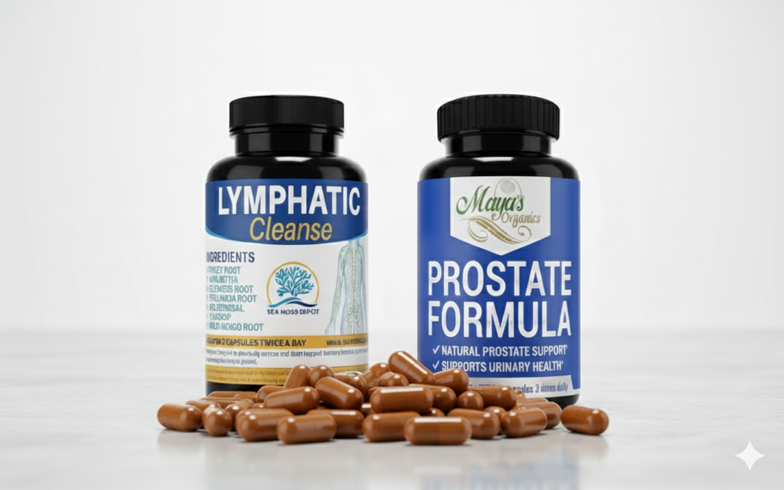 Men’s Total Flow Bundle™ - Lymphatic Cleanse + Prostate &amp; Urinary Support Formula - DestGlow