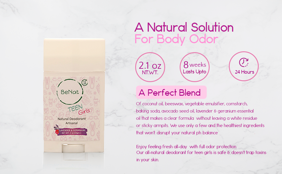 All-Natural Deodorant for Kids &amp; Teens