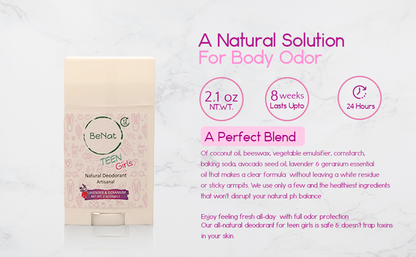 All-Natural Deodorant for Kids &amp; Teens