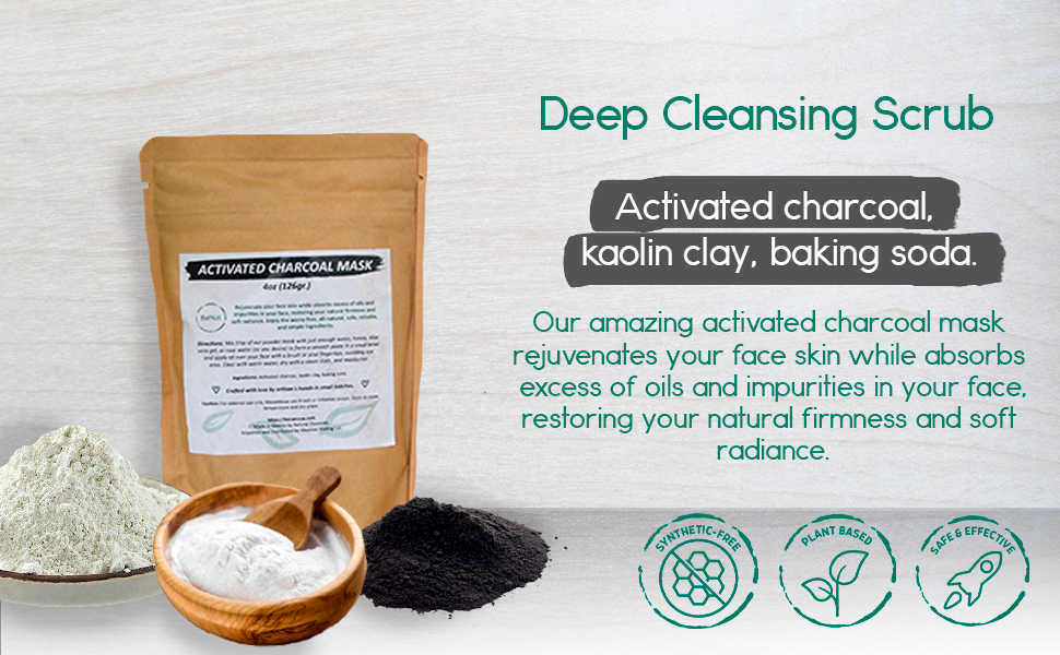 Activated Charcoal + Mud &amp; Arnica Facial Masks Bundle