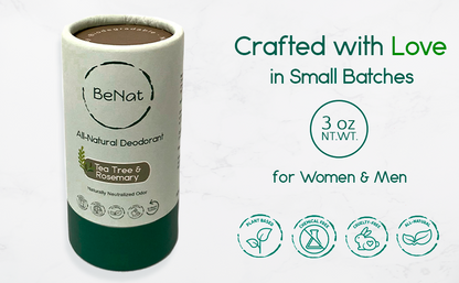 All Natural, Plastic-Free Deodorants by BeNat