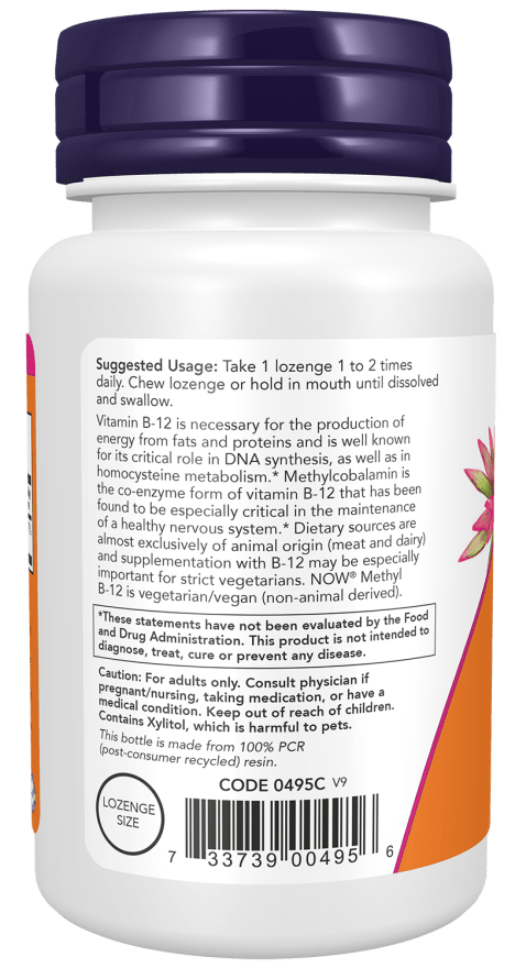 Methyl B-12 1,000mcg by Country Life Natural Foods