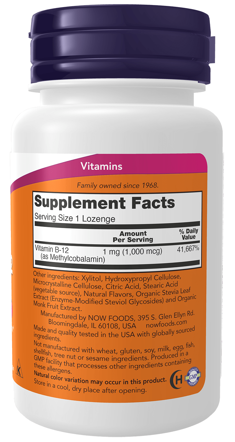 Methyl B-12 1,000mcg by Country Life Natural Foods
