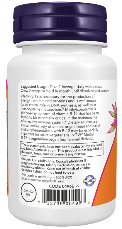 Methyl B-12 5,000mcg by Country Life Natural Foods