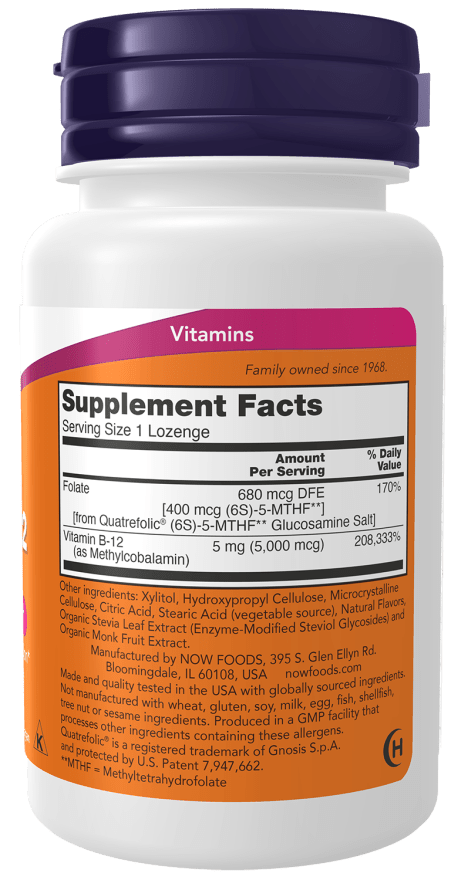 Methyl B-12 5,000mcg by Country Life Natural Foods