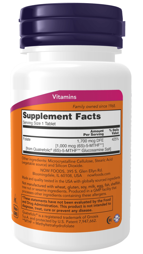 Methyl Folate 1,000mcg by Country Life Natural Foods