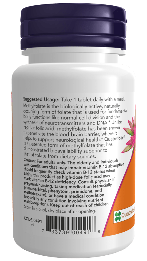 Methyl Folate 1,000mcg by Country Life Natural Foods