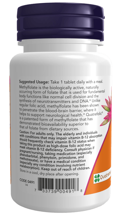 Methyl Folate 1,000mcg by Country Life Natural Foods