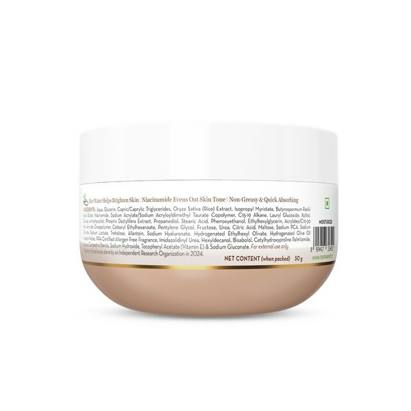 Mamaearth Rice Dewy Bright Light Moisturizing Cream with Rice Water &amp; Niacinamide For Glass-Skin