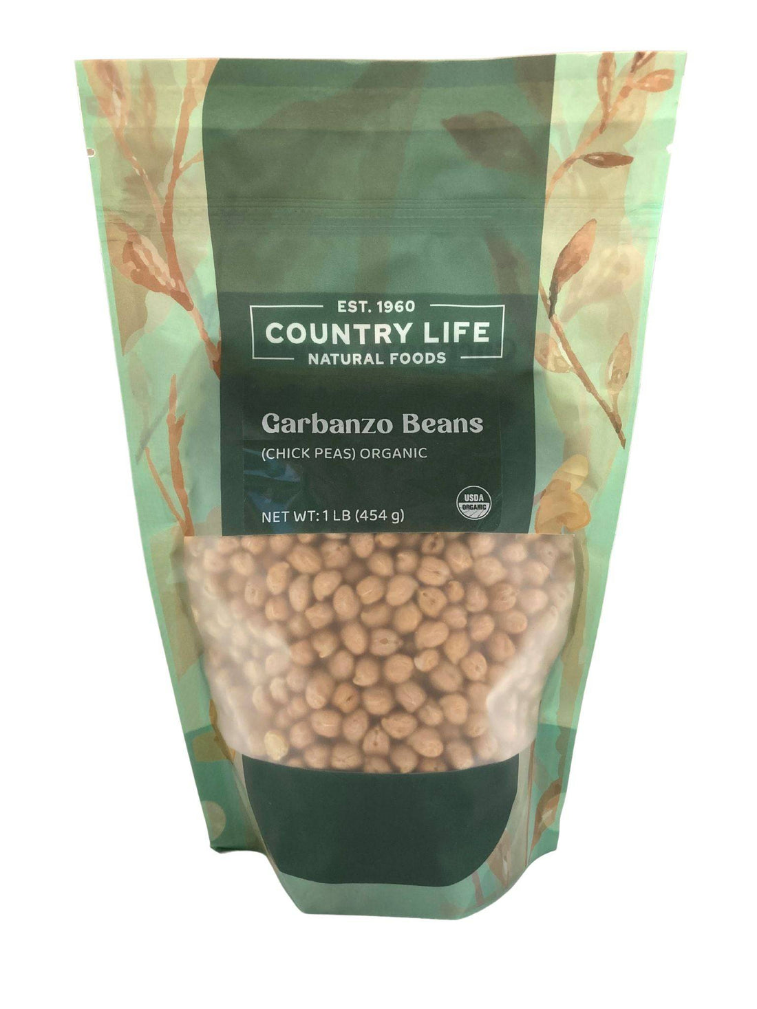 Garbanzo Beans (Chickpeas), Organic by Country Life Natural Foods