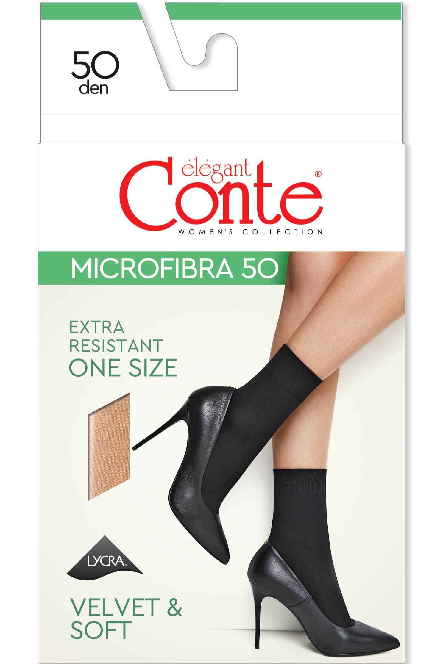 Socks Conte Microfibra 50 Den (1 pair)