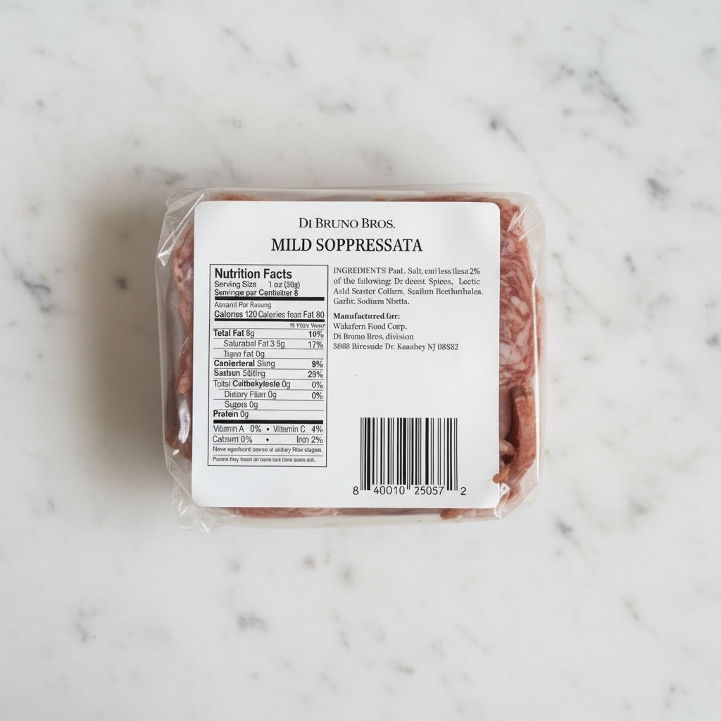 Mild Soppressata Sliced Coin Pack by Di Bruno Bros.