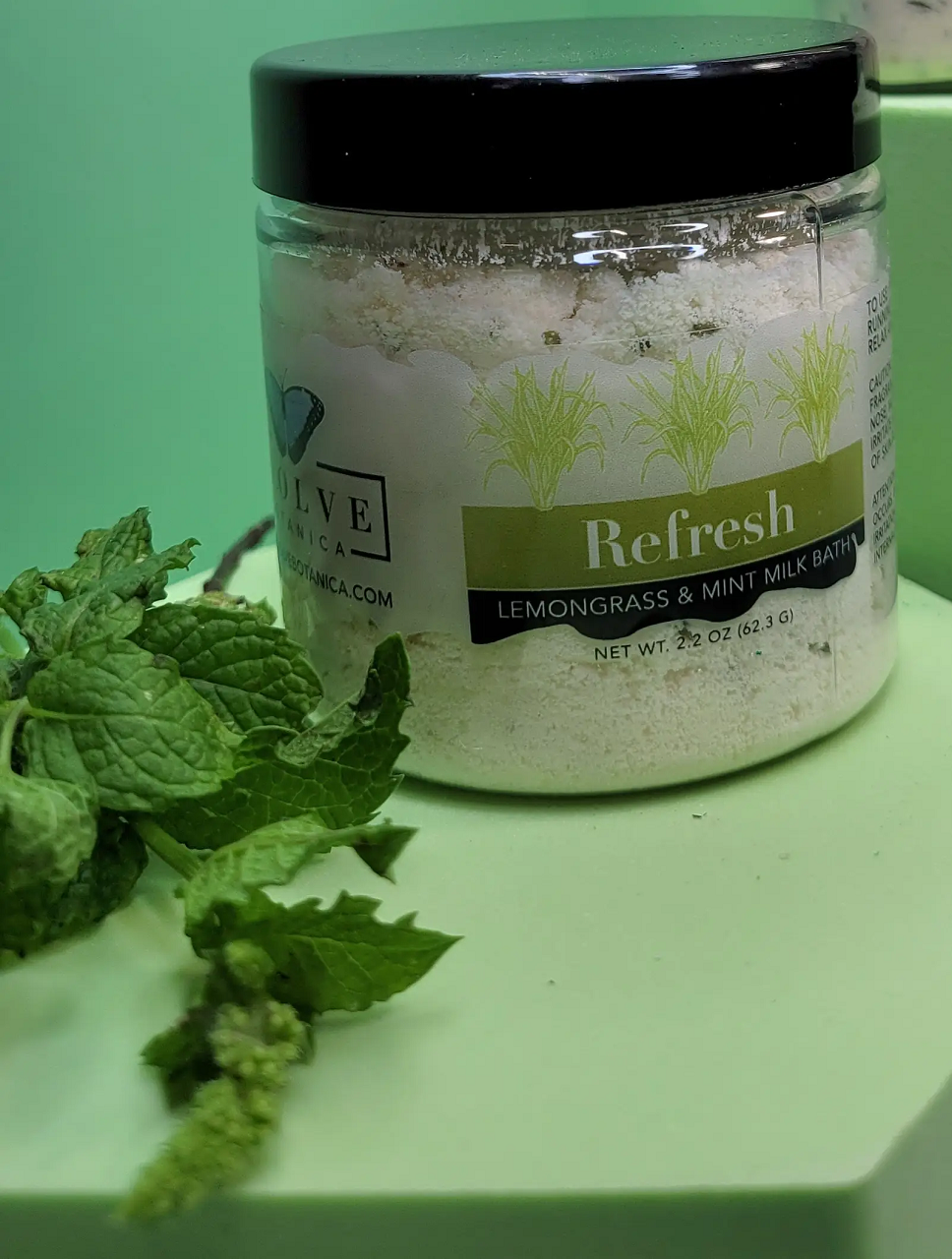 Milk Bath - Refresh (Lemongrass &amp; Mint) Mini