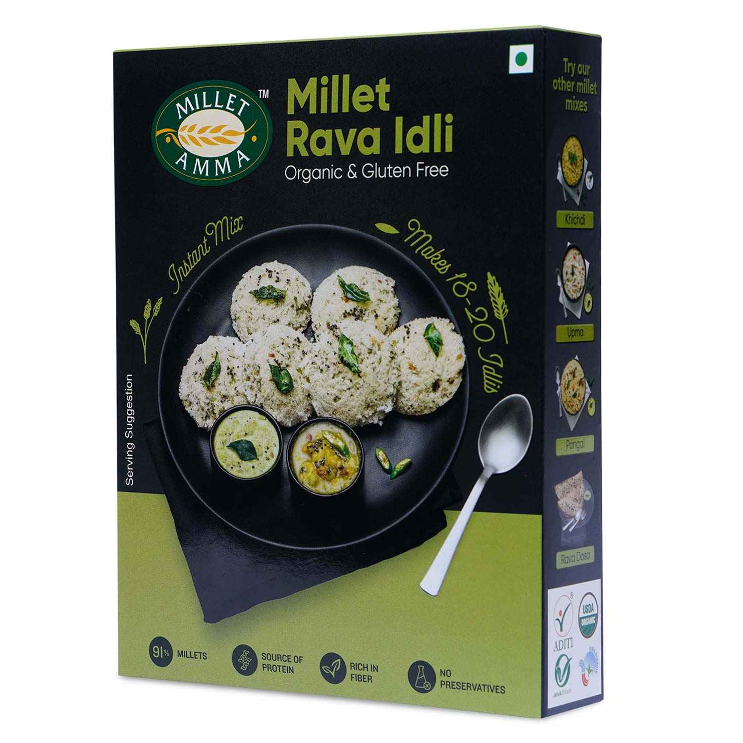 Millet Amma Millet Rava Idli Mix