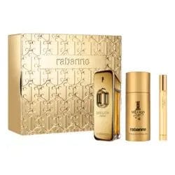 Million Gold Intense By Paco Rabanne For Men (3pc Gift Set) by perfumesandrea