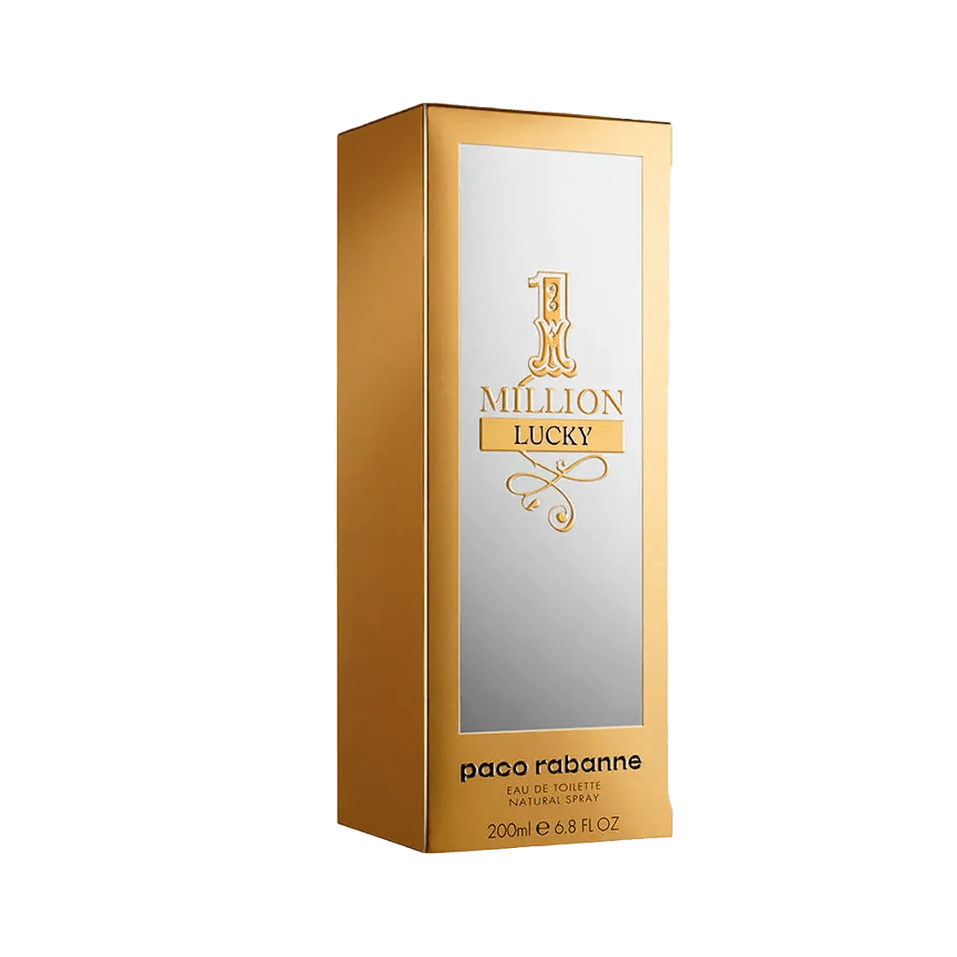 1 Million Lucky by Paco Rabanne Men 6.7oz Eau De Toilette Spray by perfumesandrea