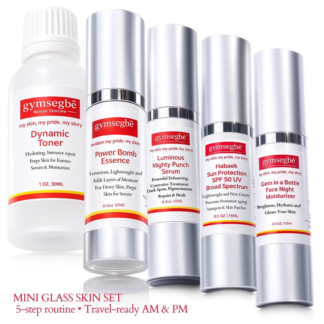 Mini Set - Travel Size - Glass Skin Set