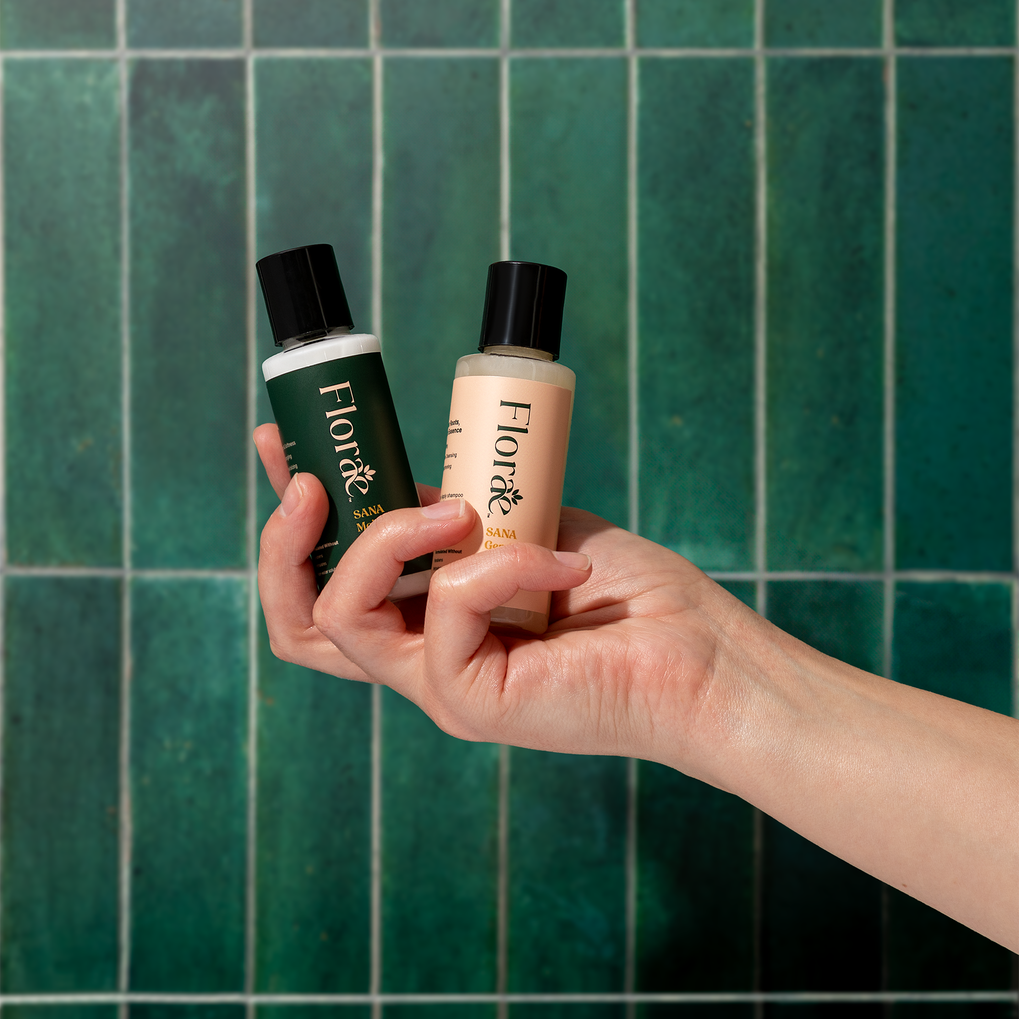 Travel Minis SANA Shampoo &amp; Conditioner Set by Floraebeauty