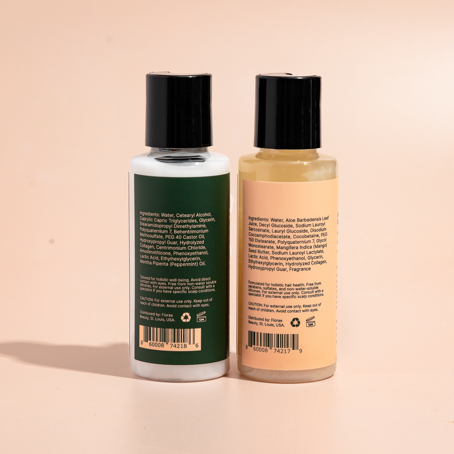 Travel Minis SANA Shampoo &amp; Conditioner Set by Floraebeauty