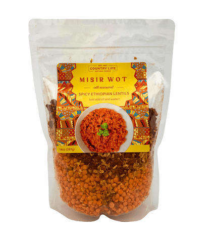 Misir Wot - Spicy Ethiopian Red Lentils by Country Life Natural Foods