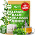 Premium Lemon Balm Leaf Tea Bags, 100% Natural & Pure from Lemon Balm Leaves. Loose Leaf Lemon Balm Herbal Tea. Lemon Balm Leaf Tea. No Sugar, No Caffeine, No Gluten, Vegan. by FreshDrinkUS - Natural and Premium Herbal Tea