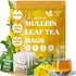 Mullein Leaf Tea Bags, 100% Natural & Pure from Mullein Leaves. Loose Leaf Mullein Herbal Tea. Made with Natural Material Tea Bags. No Sugar, No Caffeine, No Gluten, Vegan. by FreshDrinkUS - Natural and Premium Herbal Tea