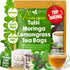 Premium Tulsi Moringa Lemongrass Tea Bags, 100% Natural & Pure from Tulsi Holy Basil Leaves, Moringa & Lemongrass. by FreshDrinkUS - Natural and Premium Herbal Tea
