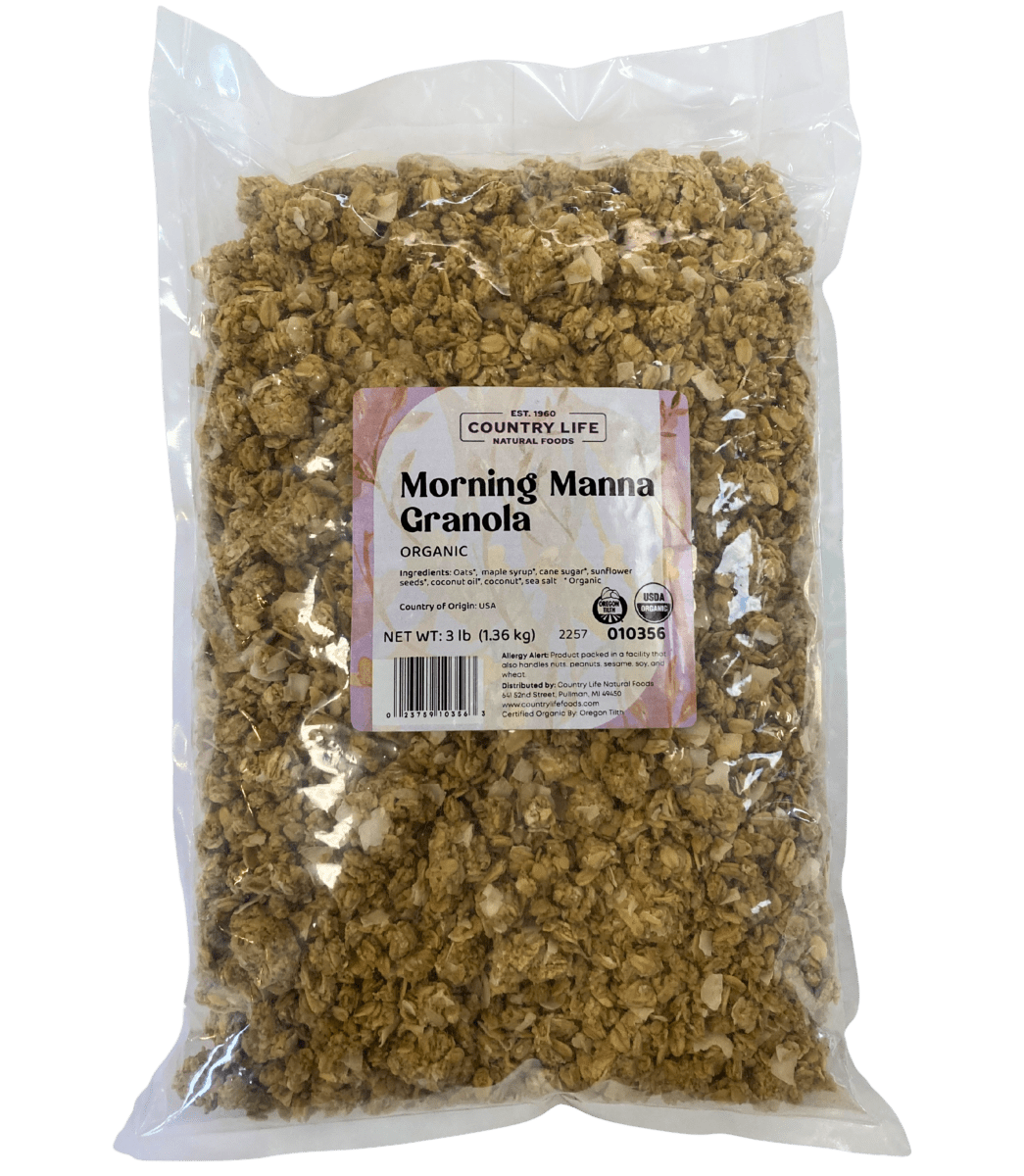 Slow-Baked Morning Manna Granola, Organic by Country Life Natural Foods