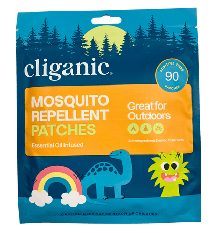 Mosquito Repellent Patches, Natural, Cliganic by Country Life Natural Foods