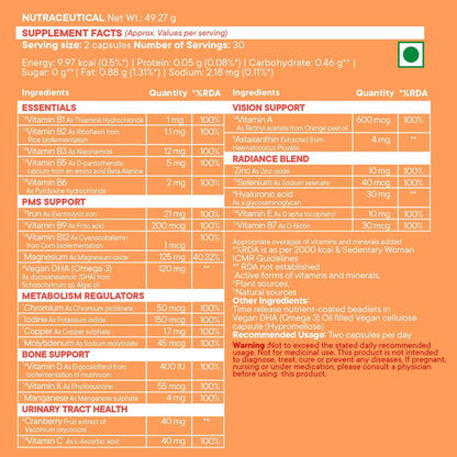 Wellbeing Nutrition Slow Multi + Omega for Her Capsules