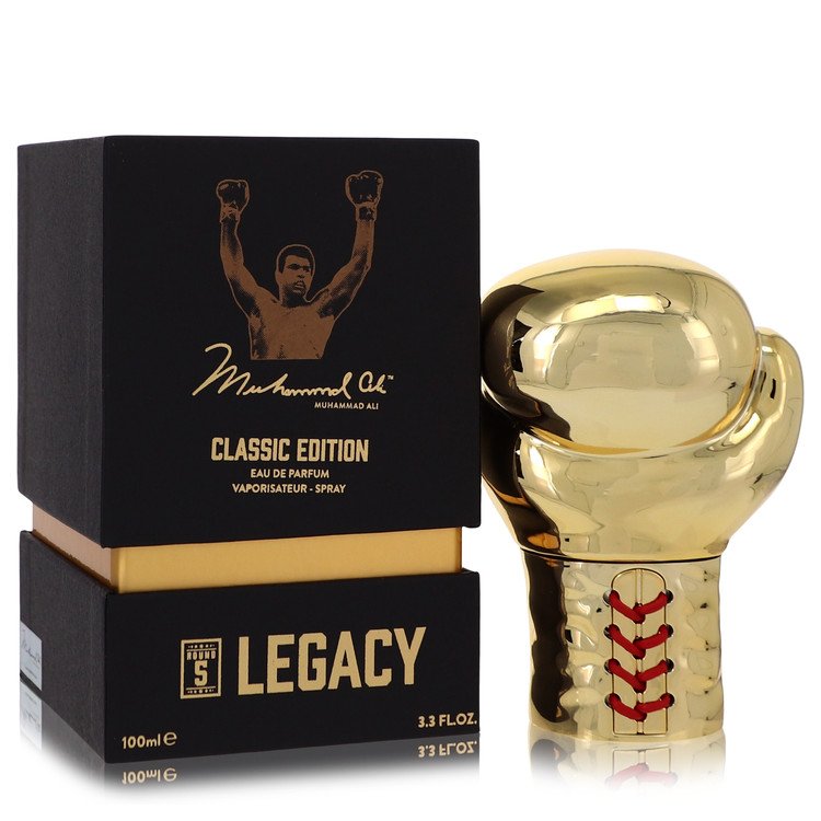 Muhammad Ali Legacy Round 5 by Muhammad Ali Eau De Parfum Spray (Classic Edition) 3.3 oz for Men 