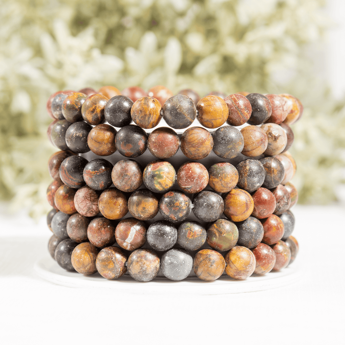 Multi Picasso Jasper Bracelet (Control and Self-Discipline)  DestGlow