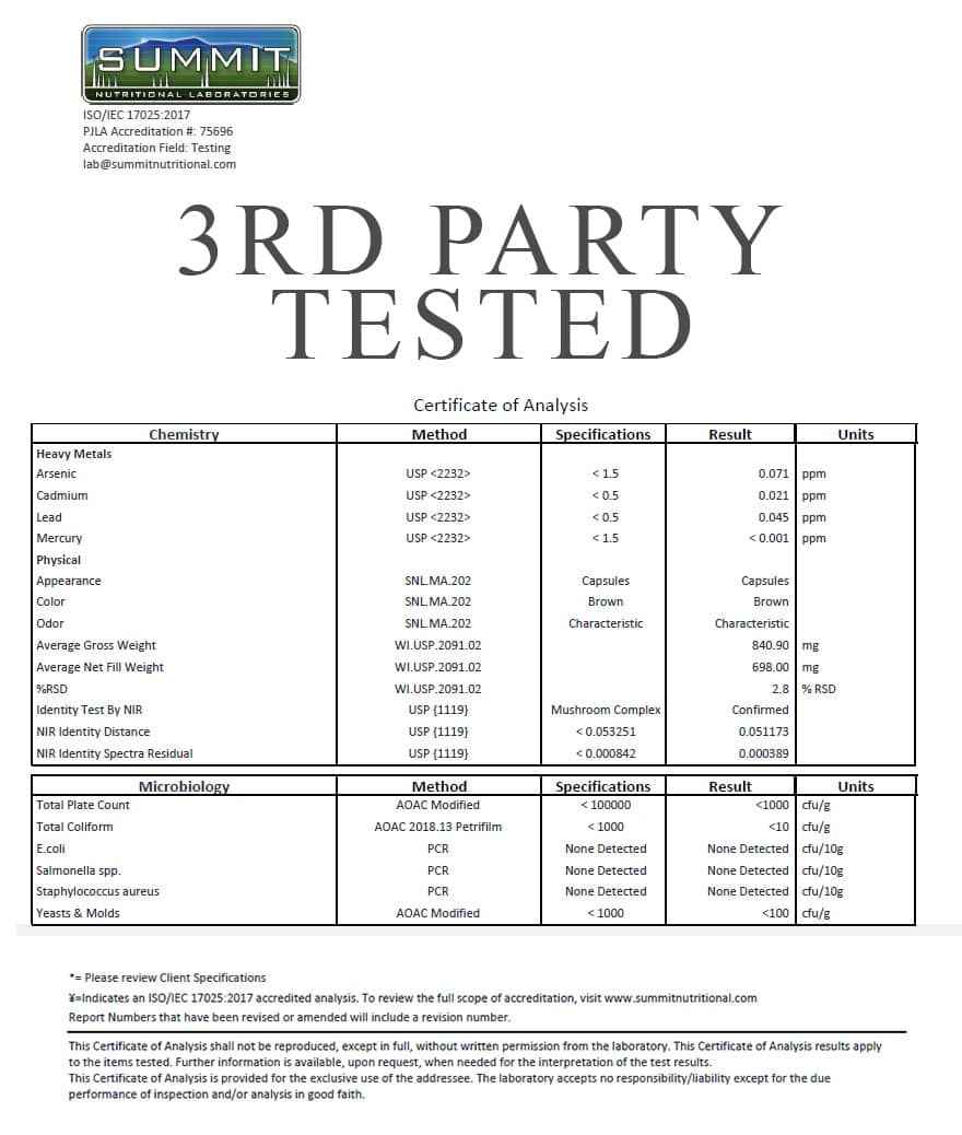 Organic Adaptogenic Mushroom Powder+