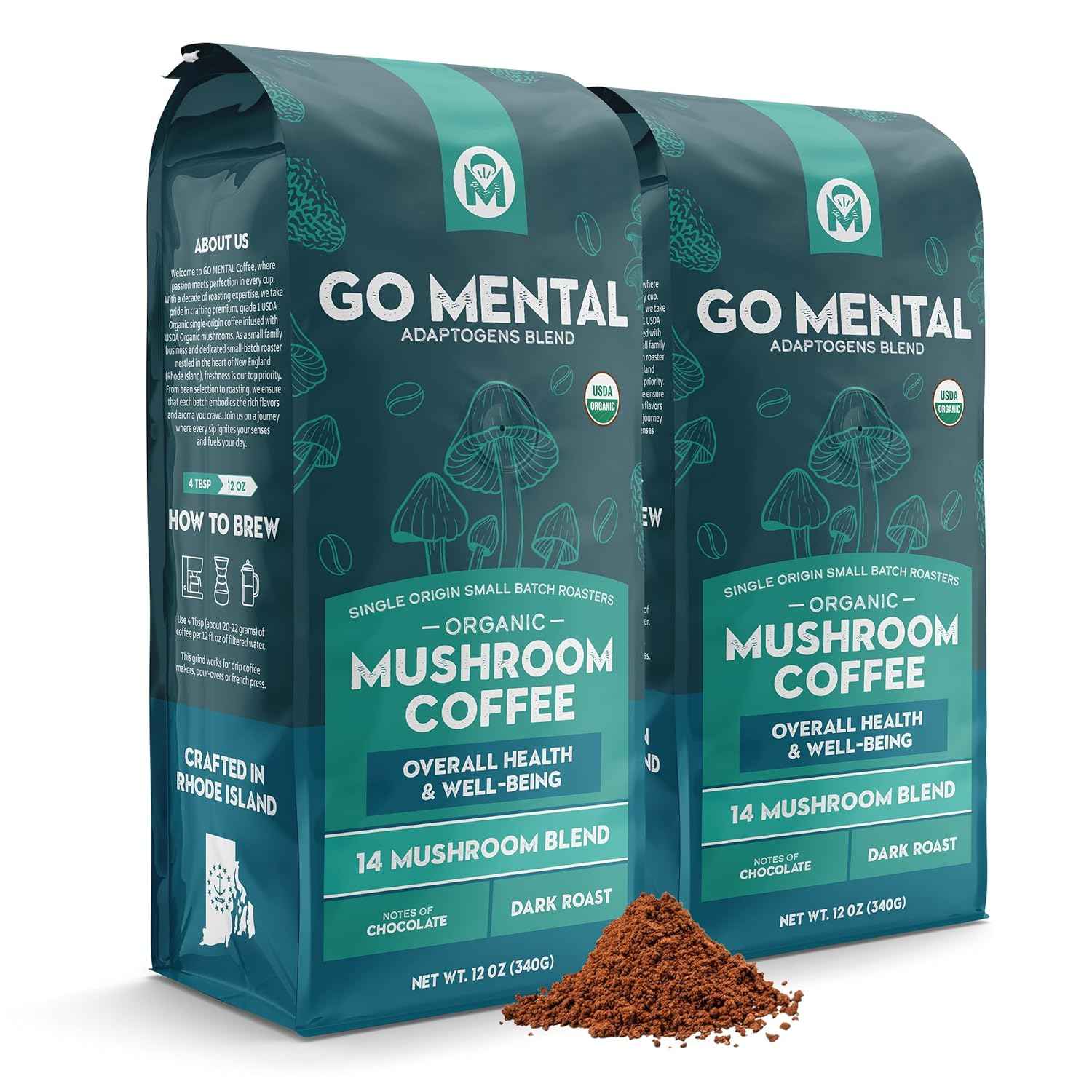 14 Mushroom Coffee Adaptogens Blend