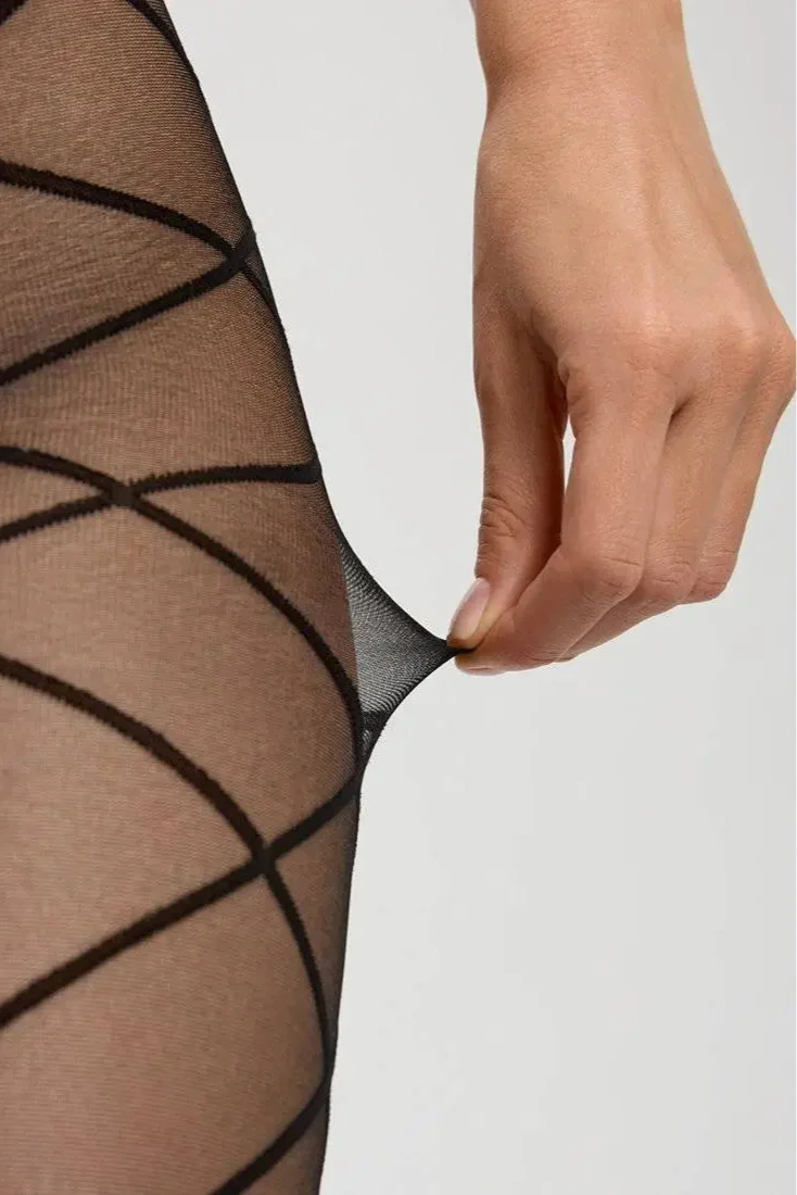 Fantasy Tights Conte Concept - Knee-highs with Diamonds - DestGlow