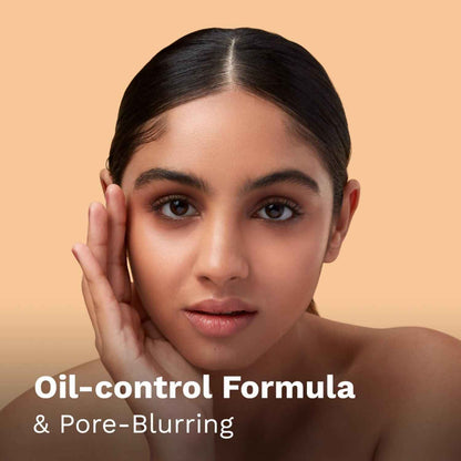 Pilgrim Warm Sand Matte Finish Compact Powder Absorbs Oil, Conceals &amp; Gives Radiant Skin