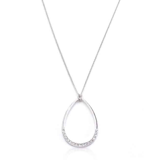 Crystal Teardrop Necklace