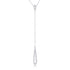 Chrisette 0.4ct CZ Classic Drop Lariat Necklace by Avera Group