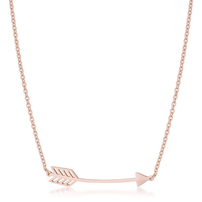 Avera Arianna Stainless Steel Arrow Necklace