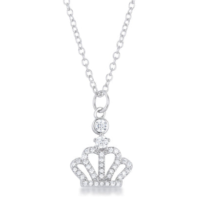 Jewelry Tabitha 0.5 ct Crown Pendant Necklace