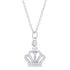Tabitha 0.5 ct Crown Pendant