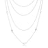 Multi-Chain Star Necklace with CZ
